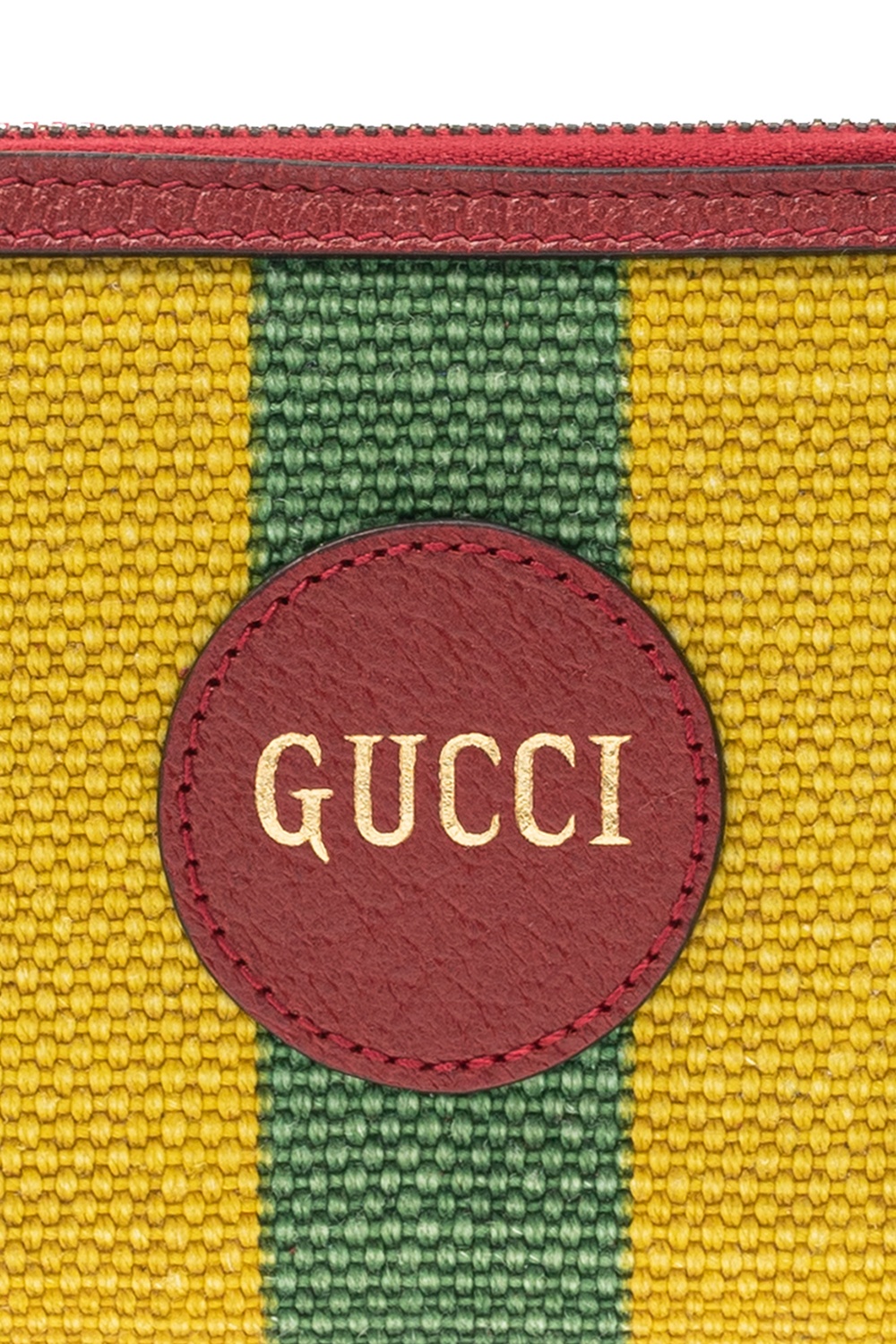 Gucci Woven wallet with logo